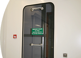 click to enlarge - ClearSphere Wall Mounted Emergency Escape